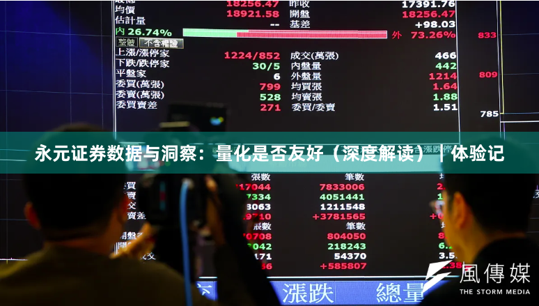 永元证券数据与洞察：量化是否友好（深度解读）｜体验记
