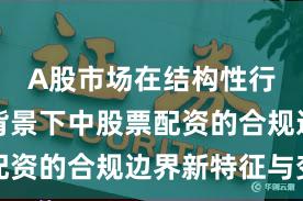 A股市场在结构性行情阶段背景下中股票配资的合规边界新特征与变